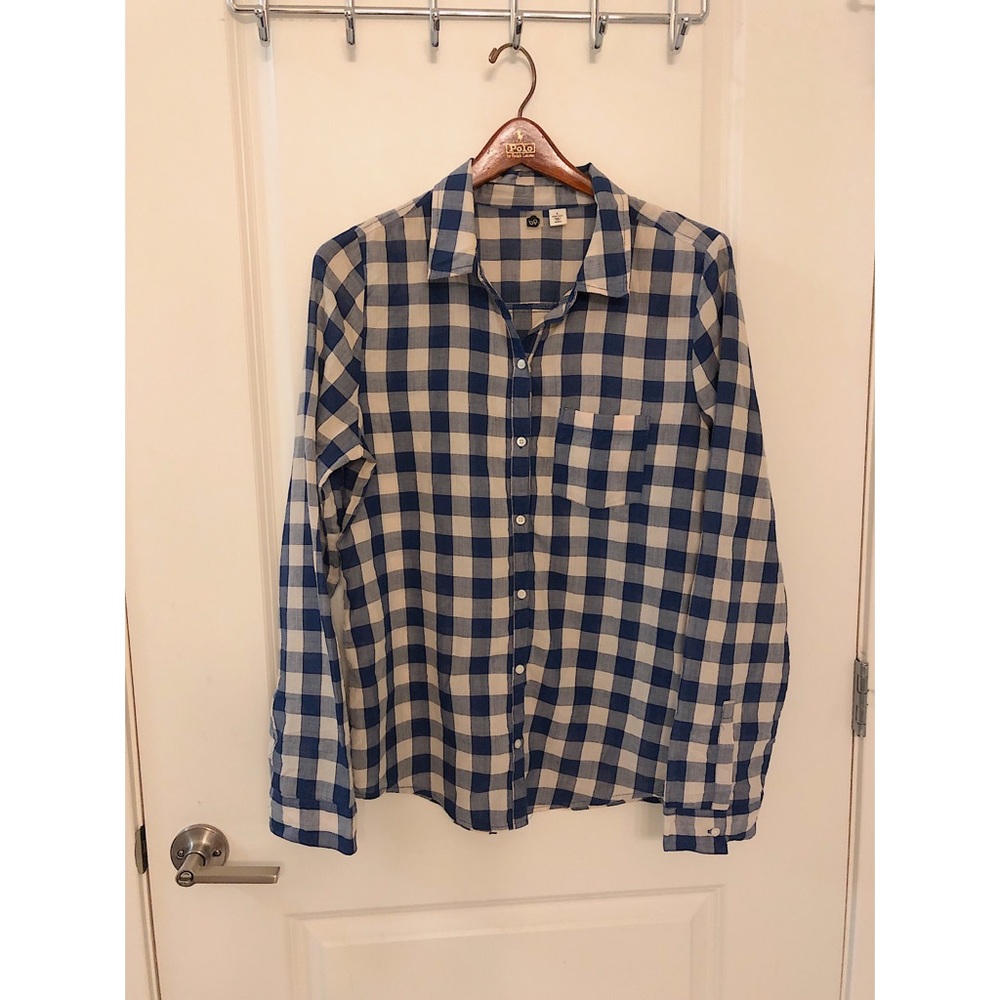 Blue Checkered Button Down